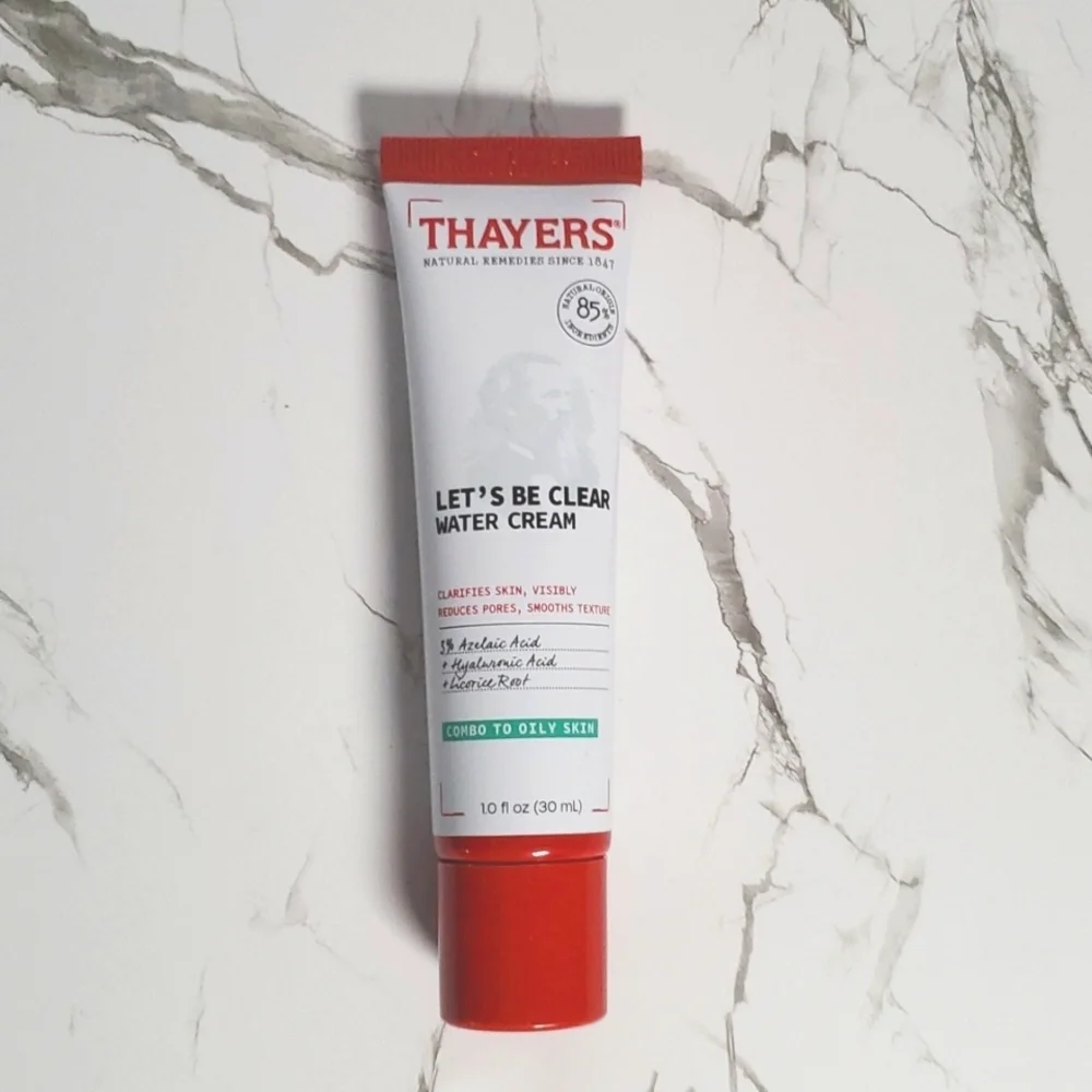 Thayers Natural Remedies Let's Be Clear Water Cream Face Moisturizer.